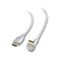 Cable Matters 48Gbps Ultra HD 8K rechtwinkliges HDMI Kabel 2m (HDMI Winkel, 90 Grad HDMI Kabel, HDMI Winkelstecker auf Stecker Kabel) - 2 Meter