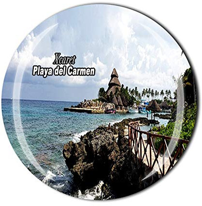 Xcaret Playa del Carmen Mexico Fridge Magnet Souvenir Magnetic Sticker Collection