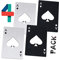 WZLEMOM 4 Pièces Forme de poker Ouvreur de bière, en forme de carte de crédit adapté à la taille du portefeuille, Décapsuleur Ouvre-bouteille Ouvre-Bouteilles, Tire-Bouchon Ouvre Bocal se réunir