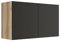 idealShopping GmbH Küchen Hängeschrank Noah O106-0+ in anthrazit 100 cm breit