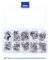 Tiardey 150 Piezas Nailhead Star Studs Remaches Punk de Metal prensado a Mano para artesanía en Cuero,gótico y Accesorios,cinturón,Ropa de Dise?Ador y decoración de Bricolaje - Plata
