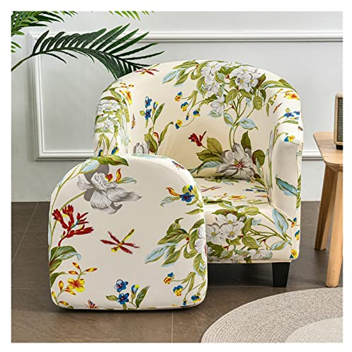 klkjk Housse de Fauteuil Chesterfield Housse de Canapé Tub Chair Extensible Cabriolet Housse de Fauteuil 1 place Housses Chaise de Club Couvre Chaise Tullsta Cabriolet (Color : #10)