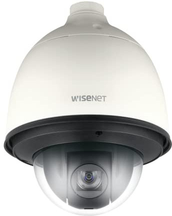 Hanwha Techwin 1080P Full HD AHD 23x Zoom PTZ External Dome CCTV Camera 24VAC, Ivory