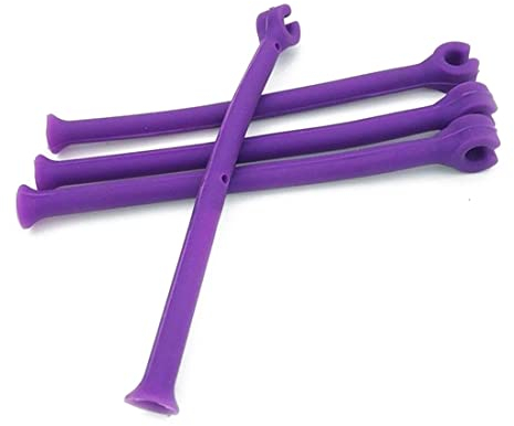 IUDWCG - 4 Pcs Portabicchieri da vino,portabicchieri da lavastoviglie,portabicchieri in silicone,lavastoviglie, pulizia sicura vetro lungo,portabicchieri da vino,protezione in silicone per alti,viola