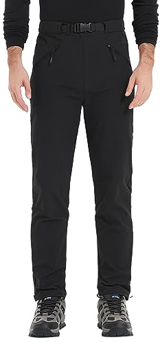MEETWEE Herren Fahrradhose Atmungsaktiv Lang Radlerhose Laufhose für Outdoor-Sports M-3XL Verdickte Ausführung
