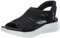 Skechers Damen Ultra Flex 3.0-Sun Warmth Hands Free Slip-ins Sandale, Schwarz, 37 EU