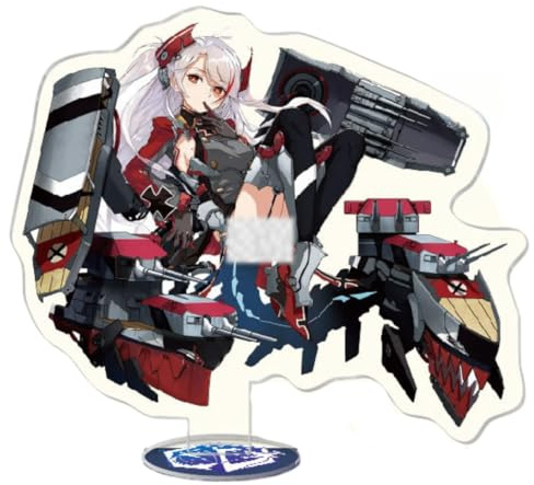 Sonsoke Azur Lane Spielfigur Stand Spielfigur Acryl Periphere Ornamente Sammlungen Cosplay (Prinz Eugen 2)