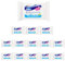 Milton 14 x 30 Wipes With Welari Card Antibacterial Surface Cleaning Antyseptic Moist Tissues Kitchen Desk Cleaner (420wipes) (14pack)