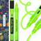 Artistro 2 Grün Neon-Kreidemarker – radierbare Kreidestifte mit 3 mm wendbarer Spitze für Tafel, Kreidetafel, Autofenster, Glas – Flüssigkreide-Marker, ideal für Kinder und Erwachsene, Restaurants