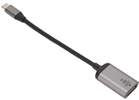 4K USB C to DisplayPort Adapter, 60Hz, Type C to DisplayPort Cable, USB Type C to Cable Adapter, for Tablet VR Earphone, Antislip Design