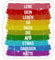 Spreadshirt Lebe So Dass Die AFD Etwas Dagegen Hätte Pride Sticker, max. 10x10 cm, 10 x 10 cm, Mattweiß
