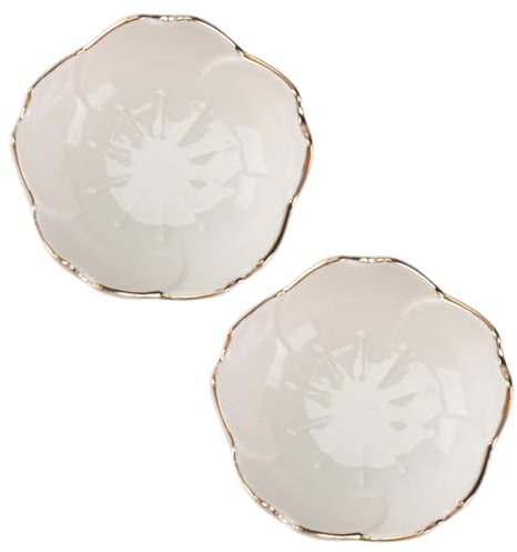 COLLBATH 2stücke Porzellan-dip-schale Mit Keramik-gewürz-design Küche Und Camping Als Saucenschale Oder Essigschale Für Sushi Und Snacks