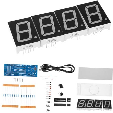 Zerodeko 1 Satz scm DIY Uhr led Armbanduhr led digital Clock Uhrbausatz Elektronik-Baukasten Elektronikbausatz Uhrenbausatz Uhrenteile Lötset SCM LED-Digitaluhr unmontierte SCM-Uhr Blue