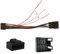 SPTSSWET 16 Pin ISO Adapter Kabelbaum ISO Standard Buchse Kompatibel mit VW mit Lenkrad Steuerleitungen und Rückwärtsgang für Autoradio