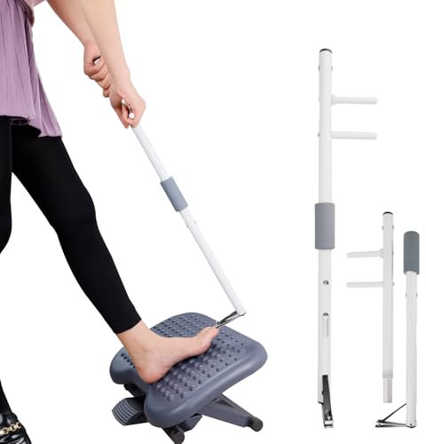 Nelyrho Long Handled Toenail Clippers Wide Jaw Opening, Free Bending, for Thick Nails, for The Seniors, Overweight, Disabled with Arthritis, Easy Reach Pedicure Auxiliary Tools (28/72cm/White)