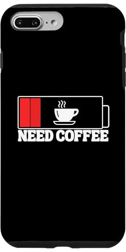 Coffee Lovers Need Coffee Battery Charging Case for iPhone 7 Plus/8 Plus
