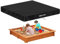 SIMPHAUS Copertura Sabbiera Impermeabile Copertura per Sandbox con Coulisse,Copri Sabbiera da Esterno,Coperchio Sabbiera per Bambini da Esterno,Piscina,Tessuto Resistente allo Strappo 155x155x20cm