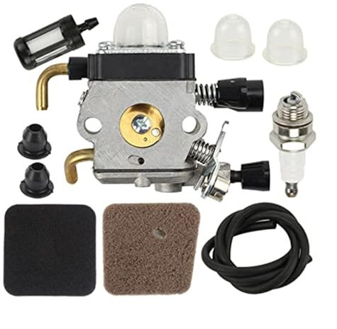 Yurefax 4137-124-2800 10 pezzi/set Kit filtri aria carburatore decespugliatore 4137-124-1500, for STIHL, BG72 BG75 HS80 FS85 FS80, for Zama, C1Q-S66 Filtro aria tosaerba
