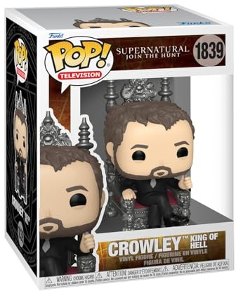 Funko POP! TV: Supernatural - Join the Hunt - Crowley King of Hell | Official Merch - Collectable Vinyl Figurine for Shelf Display - Birthday Gift Idea for Fans and Collectors