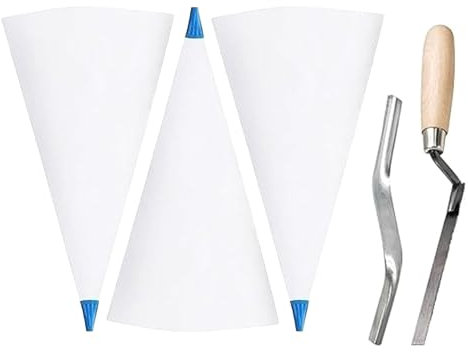 Tragbare Kachelfallerfassungs Set PVC Mörser Mörser Taschen Mit Backstein Jointer Und Spitzem Werkzeug Für Projekten Für Heimrenovierungen