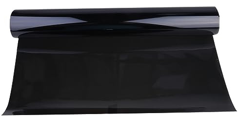 GALPADA Vinilo Aislante Térmico para Ventanas Película Reflectante Unidireccional Color Negro para Hogar Tienda y Oficina Alta Resistencia al Sol y Efecto Aislante
