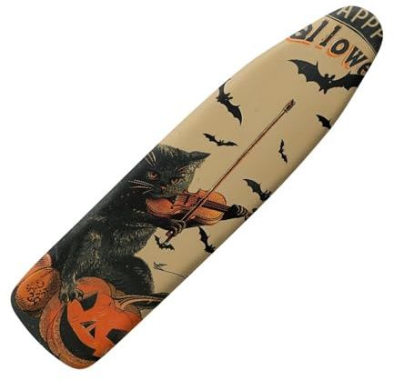 Ironing Board Covers Cats And Violin Iron Board Cover For Steam Iron - Easy Fit In Multiple Sizes With Elastic Drawstring, Vapour Permeable And Heat Reflective