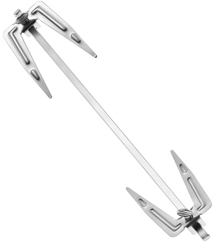DOITOOL Spiedo per Barbecue in Acciaio Inox, Forchetta Rotante per Friggitrice ad Aria, Facile da Pulire, per Pollo Arrosto e Grigliate Bbq