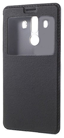 jbTec Handy Hülle Case kompatibel mit Huawei Mate 10 Pro - Handyhülle Phone Schutzhülle Cover Tasche Flip, Farbe:Schwarz