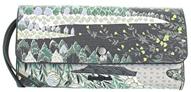 DESIGUAL GELDBÖRSE DAMEN MONE EXPLORER REVERSIBLE 18WAYP54 uni olivgrün