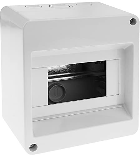 BeMatik - Boîtier de Surface d'automatisation électrique pour 6 modules en Plastique ABS de 18 mm