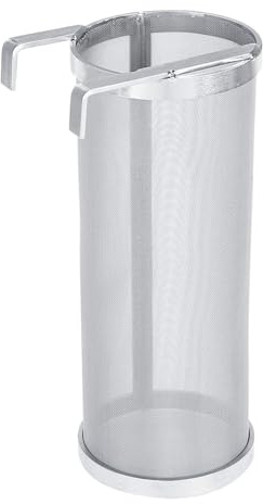 Garosa Hop Spider 300 Micron Beer Mesh Hop Filter Strainer for Home Beer Brewing Kettle Dry Spider Filter for Home Beer Brewing(15 * 35cm)