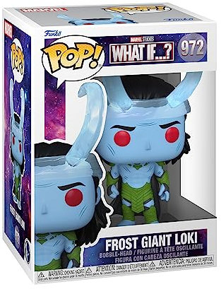 Funko Pop! Marvel - The Prince - What If - Frost Giant Loki - Marvel What If - Figurine en Vinyle à Collectionner - Idée de Cadeau - Produits Officiels - Jouets pour Les Enfants et Adultes - TV Fans