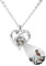 INBLUE Personalisierte Projektion Bild Anhänger 925 Sterling Silber Halskette Herzförmiger Anhänger Geburtstag Jubiläumsgeschenke für Sie/Frauen/Freundin/Mutter Schmuck (farbiges Bild)
