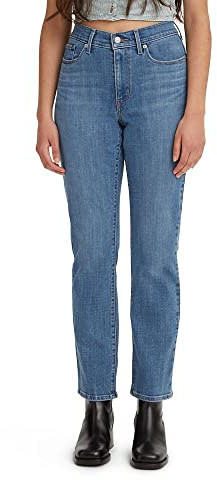 Levi's Women's Classic Straight Jeans (Standard and Plus), (New) Lapis Speed, 28 Short
