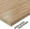 AUPROTEC Einlegeboden Regalboden 19 mm Holz Zuschnitt nach Maß Größe bis max 500 mm breit x 400 mm tief Dekorplatte mit Umleimer ABS Kante: Farbe Eiche Sanremo Classic