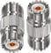 TUOLNK UHF Buchse PL259 UHF Buchse auf Buchse Koaxialadapter SO239 auf SO239 Koaxialadapter für CB Funk 2St