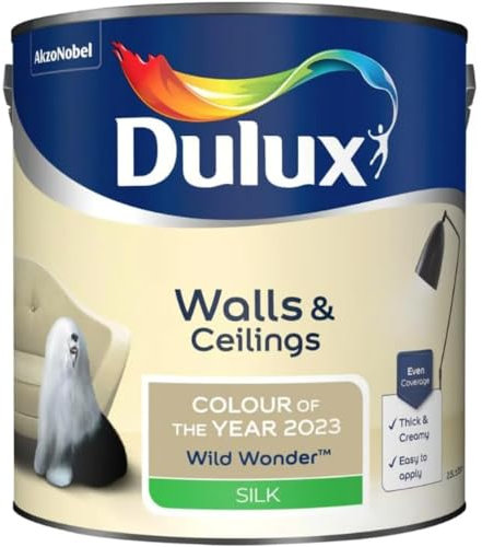 Dulux Walls & Ceilings Silk Emulsion Paint Wild Wonder - 2.5L