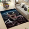 YZGAH Venom Pattern Teppiche Wohnzimmer Anti-Rutsch-Teppich Kinder Schlafzimmer Matten Yogamatte Großer Teppich Dekor H5170 60X90Cm