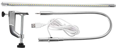 Einstellbare LED-Schreibtischlampe, Clip-Tischlampe, USB-Kosmetiklampe, Augenbrauen-Lippen-Schönheitssalon, Tragbare Microblading-Tattoo-Lampe, Clip-Schreibtischlampe
