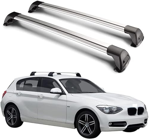 JIMORY 2 Stück Auto Relingträger Dachträger Crossbar, für BMW 5 Series F10 2010-2016 Querträger Lastenträger Fahrrad DachbüGel Gepäckträger