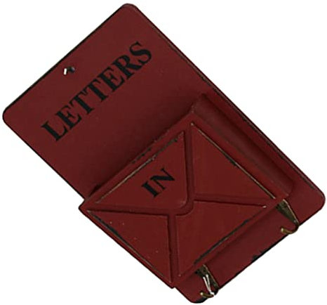 HEMOTON Aufbewahrungsbox Für Die Wand Post- Und Schlüsselhalter Eingang Mail Organizer Schlüsselhalter Für Die Wand Hängende Umschlagdekoration Zeitungssortierer Mdf Mit Haken Wandschmuck