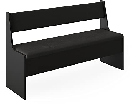 Vicco panca ad angolo Roman, Nero, 136.6 x 41.5 cm