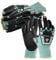 NITREX 295RP Arbeitsschutzhandschuhe mit Aufprallschutz, NitreGuard® Technologie, NitreGrip® Technologie, gesandete Nitril-Handflächenbeschichtung, schnittfester Handschuh, 5 Paar je Beutel- Größe 9