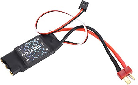 Demeras Bürstenloser Regler, 30 A, Schwarz, Niederspannungsschutz, 30 A ESC-Gashubkalibrierung für kleine Quadrocopter