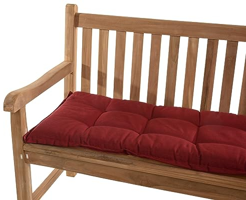 Auflage Gartenbank Naxos 120 cm 50318-300 dunkelrot 120x49x6 cm Sun Garden