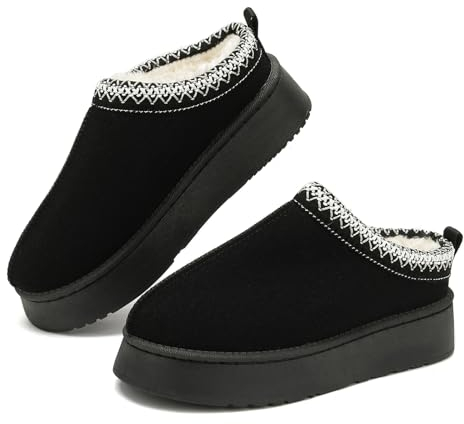 Rumkok Winterschuhe Damen, Winter Klassisch Warm Bequem Schlupfstiefel Schneestiefel Winterstiefel, Mode Wasserdicht Kurzschaft Gefüttert Stiefel Winterschuhe Boots für Den Außenbereic