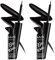 NYX Professional Makeup Epic Wear Semi-Permanent Liquid Liner, Langlebig, Wasserfest, Eyeliner und Body Art für Gesicht und Körper, Mattes Finish, Farbe: Schwarz (Packung mit 2)