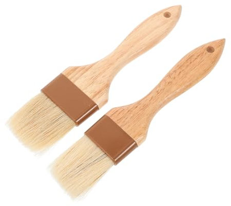 Zerodeko 2 Pezzi Spazzola Per Olio Da Cucina Spazzole Da Cucina Spazzola Per Olio Per Barbecue Spazzola Per Salsa Barbecue Grill Pennello Per Imbastire Pennello Per Pennello
