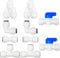 10 pcs 3/8 Quick Connect Push in to Connect Water Purifiers Tube Fittings for RO Water Reverse Osmosis System