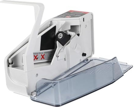 CAXUSD Machine à Compter Les Billets Portable V40 Compteuse De Billets Miniature à Pile Ou 100 240V Prise EU Idéale Pour Caisse Enregistreuse Et Vérification De Billets
